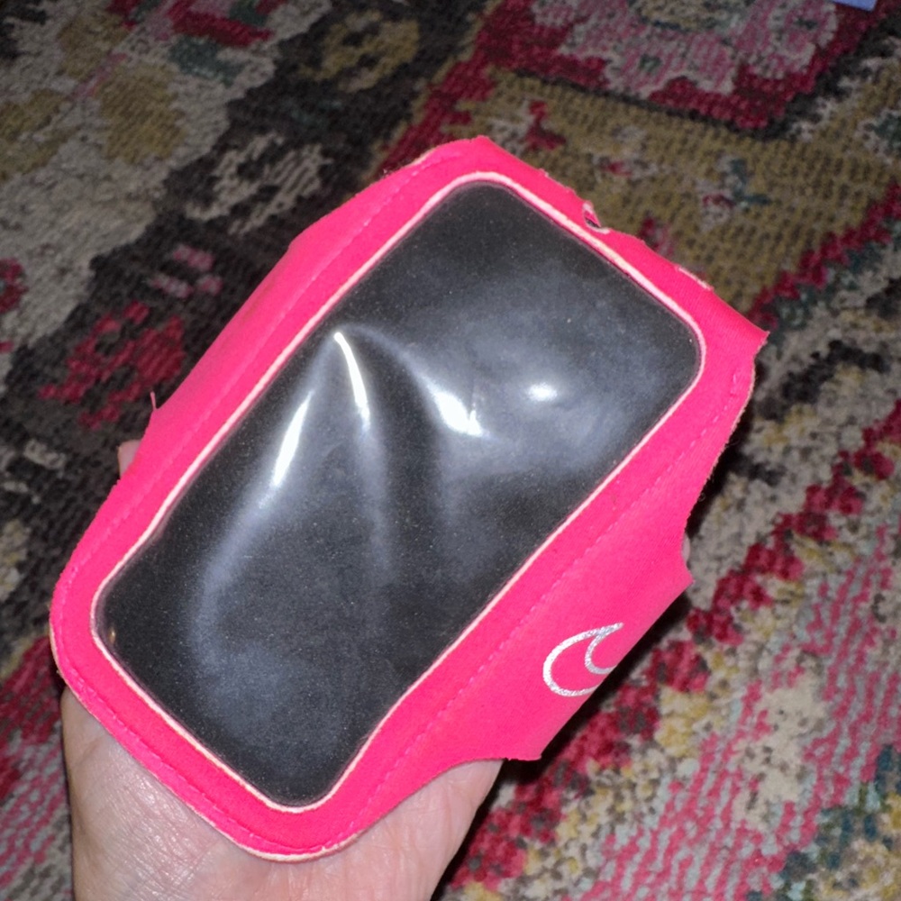 Pink Nike Armband Phone Holder